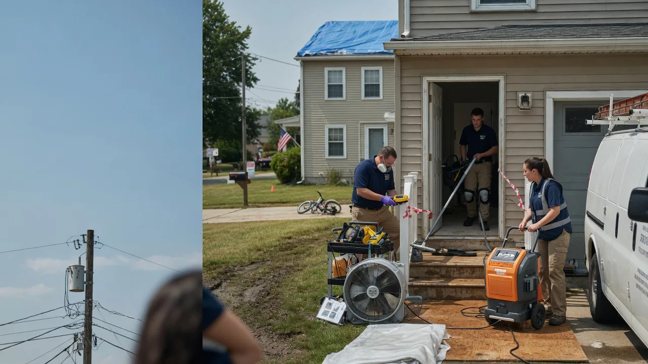 Water Damage Repair in Red Oak, VA near me